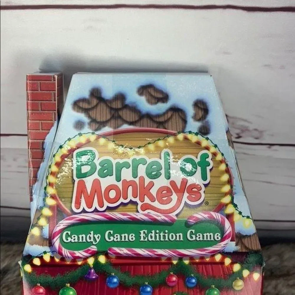 Hasbro Barrel Of Monkeys Game‎ - Candy Cane Edition NEW/Sealed